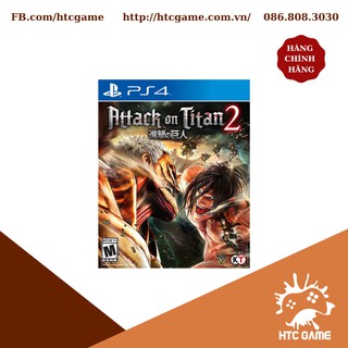 Đĩa game Attack On Titan 2 dành cho máy PS4/PS5