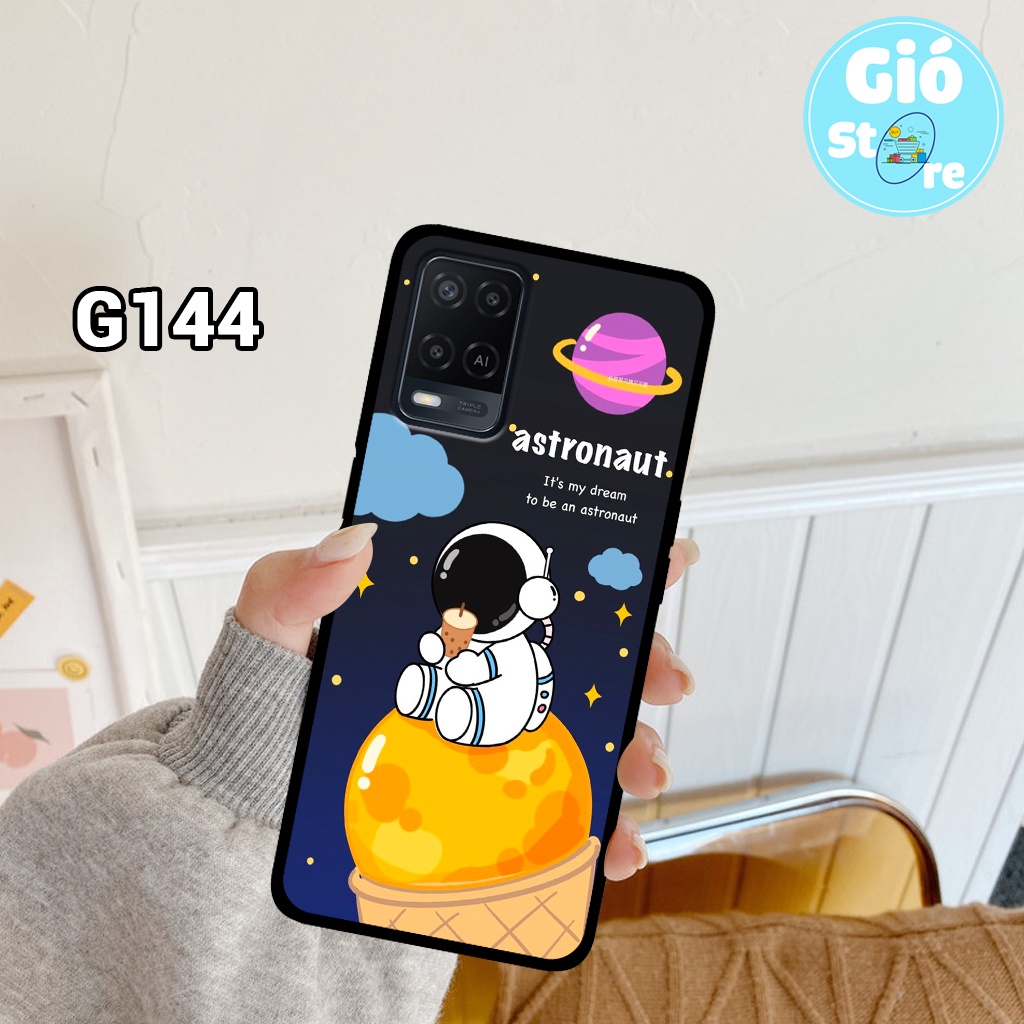 Ốp lưng OPPO A54/ A55 - Ốp điện thoại OPPO in hình vũ trụ, phi hành gia,lưng nhựa cứng viền dẻo