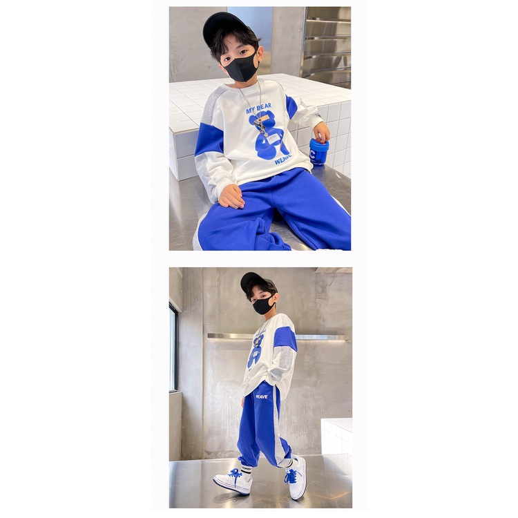 Set đồ thể thao AMILA phong cách mới thời trang xuân thu cho bé trai