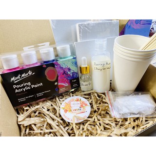 Set màu Acrylic đổ Pouring Mont Marte (60ml)