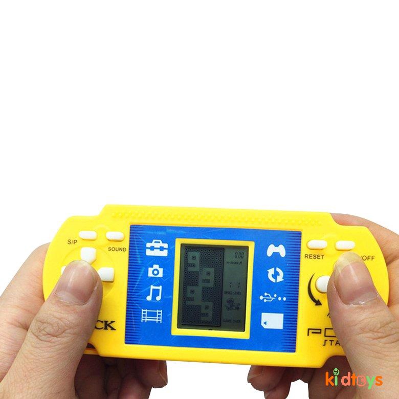 Máy chơi game xếp gạch cầm tay có màn hình LCD cao cấp cho bé