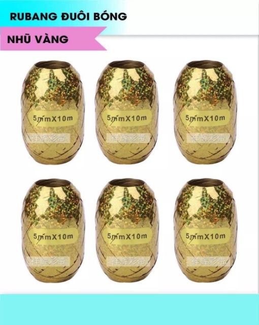 Dây cuộn ruy băng cột bóng