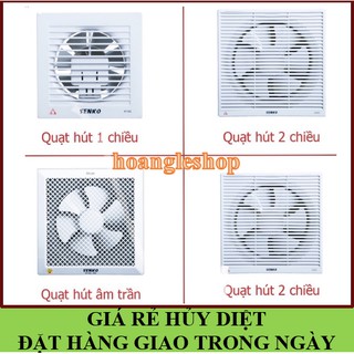 [CHÍNH HÃNG] Quạt senko🚚quạt hút tường, quạt hút âm trần senko H100, H150, H200, H250, HT150, HT200, HT250