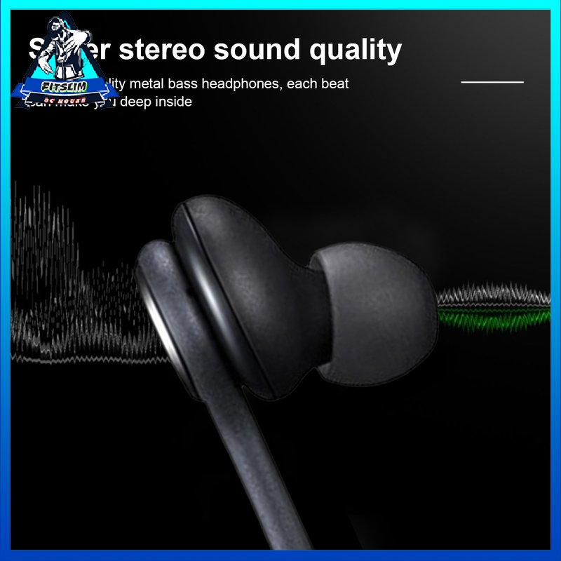 [Fitslim] Stereo In-Ear Earphones With Mic Wired Headset For Samsung Galaxy S8 S8Plus