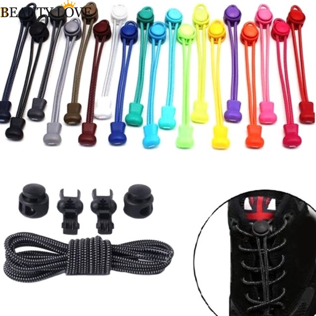 Set 2 Khóa Dây Giày Co Giãn Không Cần Buộc Tiện Dụng