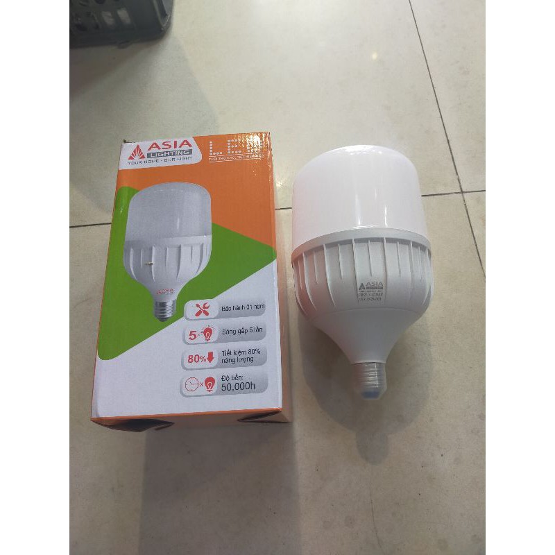 Bóng led búp asia 50w-40w-30w chính hãng đui e27