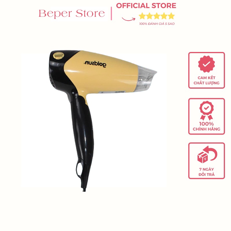 Máy sấy tóc Goldsun GHD2000 công suất 1200W, 3 chế độ sấy - BẢO HÀNH 12 THÁNG