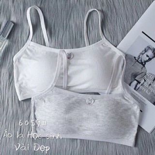Áo lá, bra, áo ngực học sinh coton tăm [Basic Underwear]