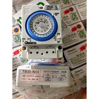 Công Tắc Hẹn Giờ Cơ 15A Camsco TB 35N
