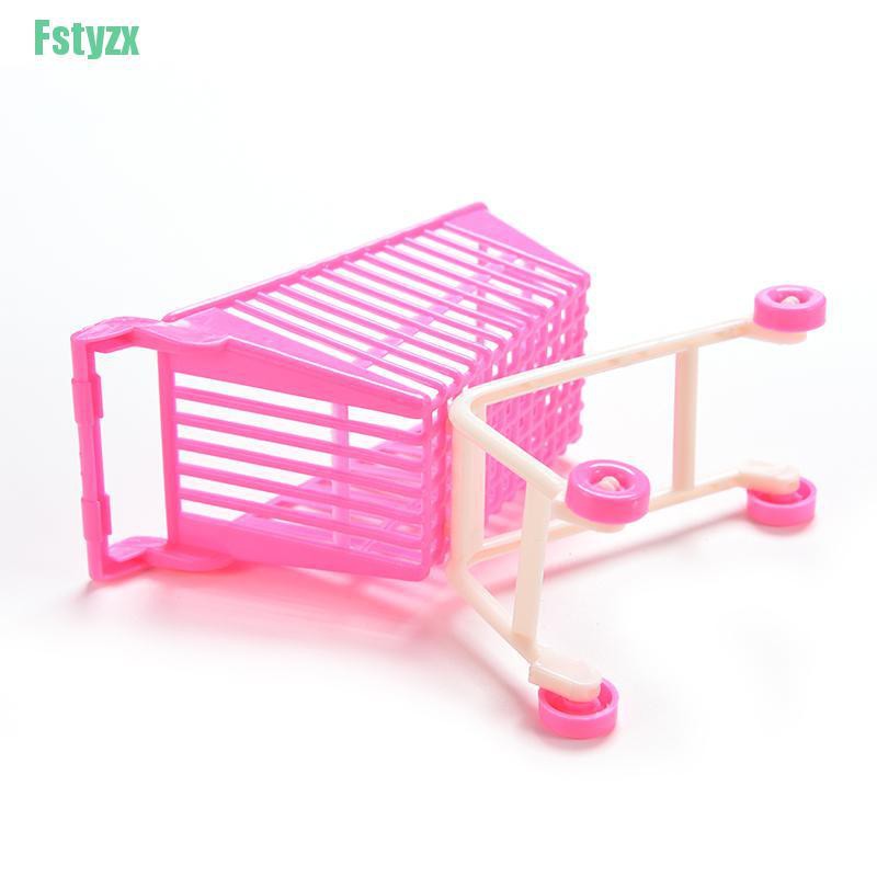 fstyzx 1 X Shopping Cart for Barbie Classic Toys Trolleys for Kids Girls Birthday Gift