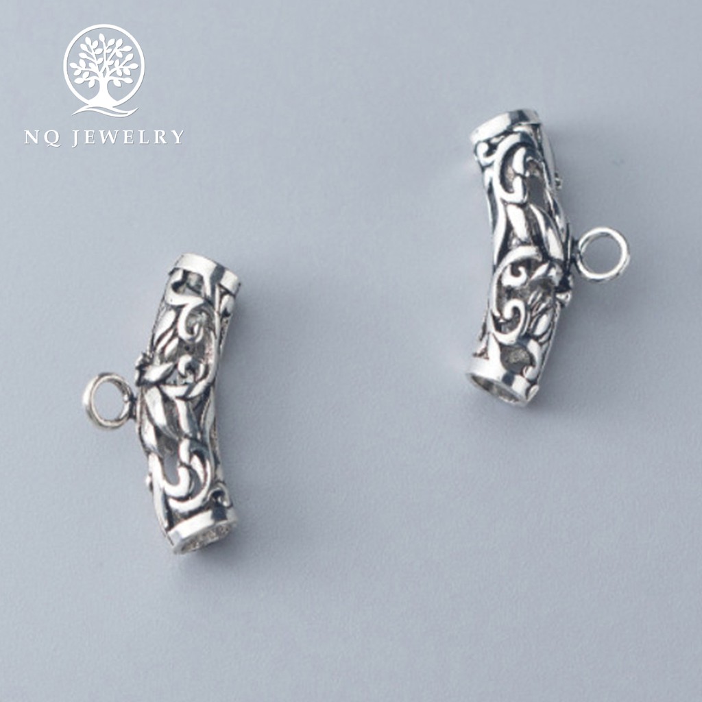 Charm bạc gắn charm treo - NQ Jewelry