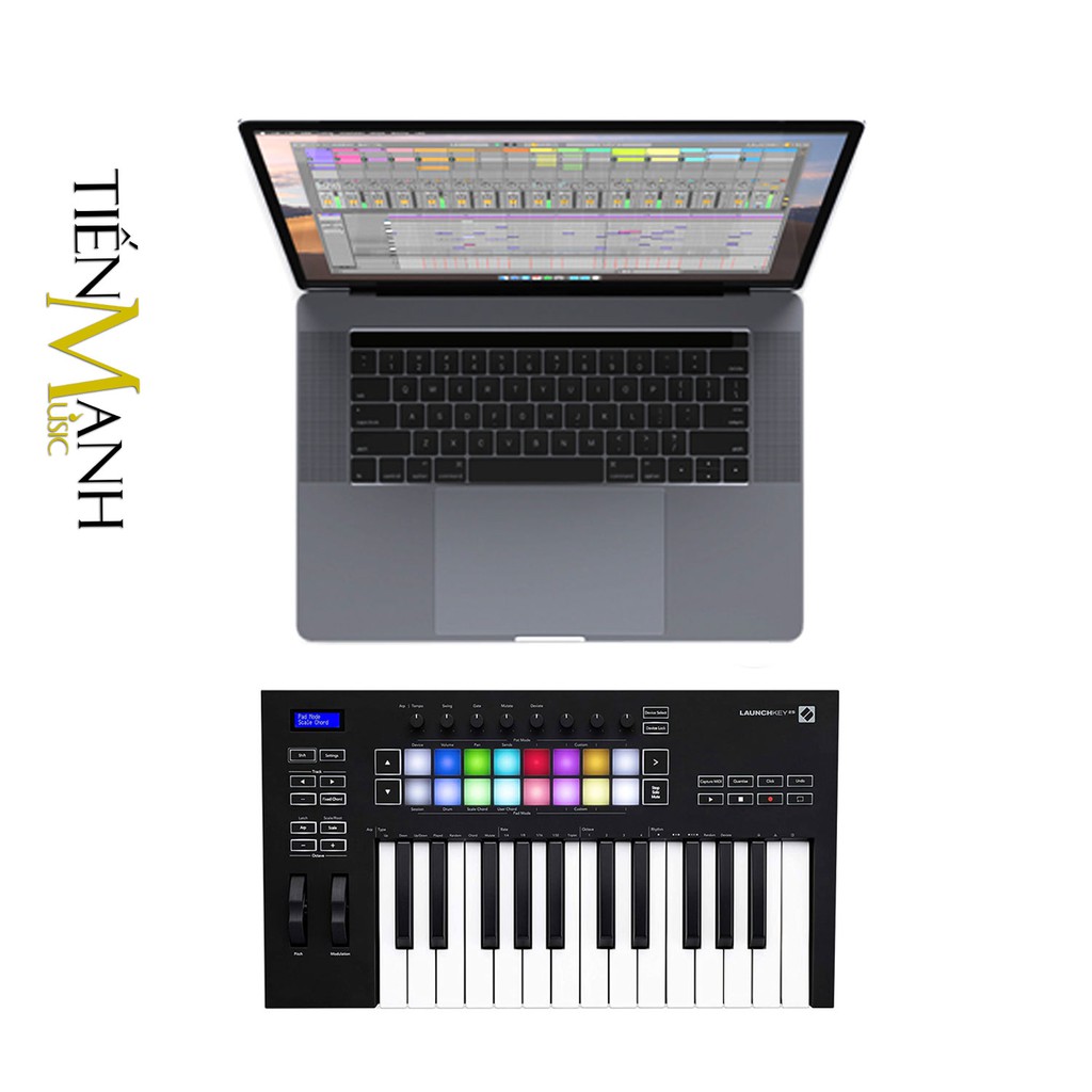 Novation Launchkey 25 MK3 Bàn phím sáng tác - Sản xuất âm nhạc Producer Keyboard Controller Ableton Live