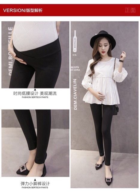 Quần bầu cạp chéo cho mẹ đến 70kg