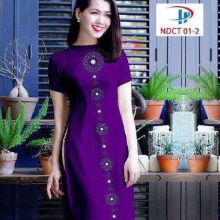 Vải áo dài cách tân duyên dáng
