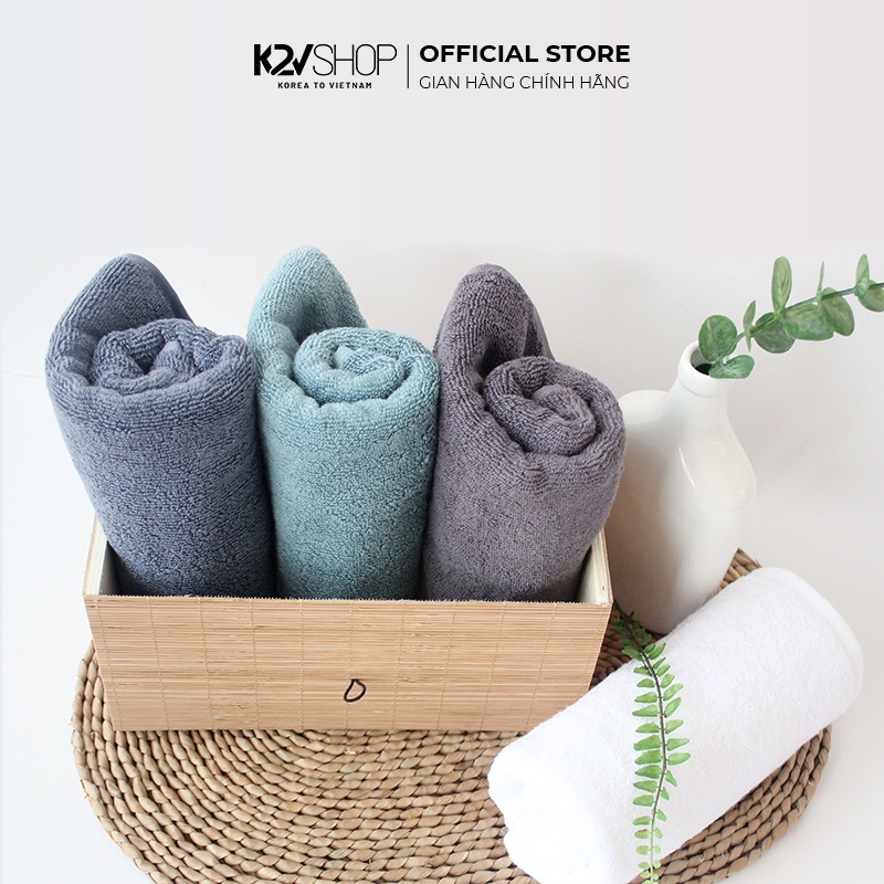 Khăn Tắm Cotton Cao Cấp Chính Hãng Songwol ANTIC40 Hàn Quốc 40x80cm  - K2V Shop