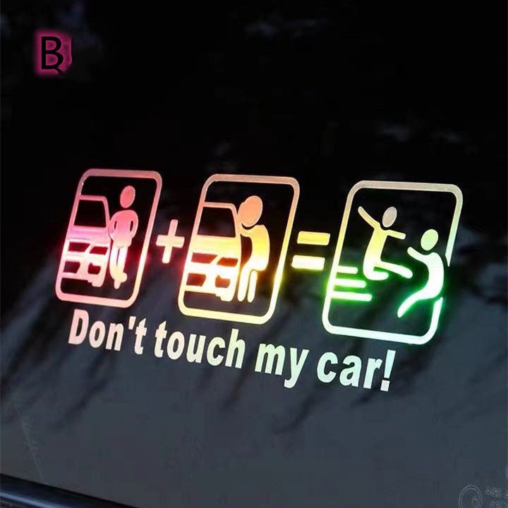 Tem dán ô tô Don't Touch My Car