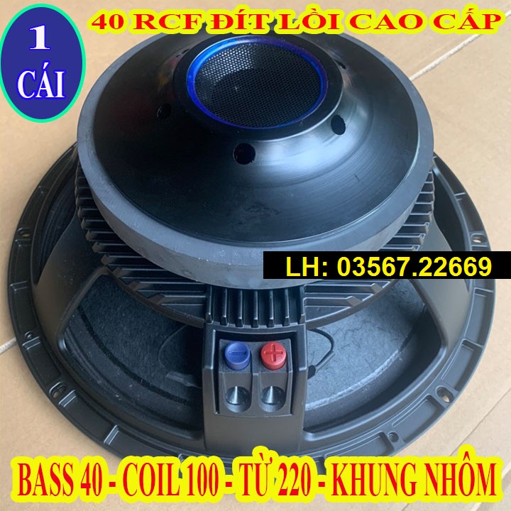 BASS 40 RCF COIL DẸT ĐÍT LỒI TỪ 220 COIL 100 MÀNG BÓNG