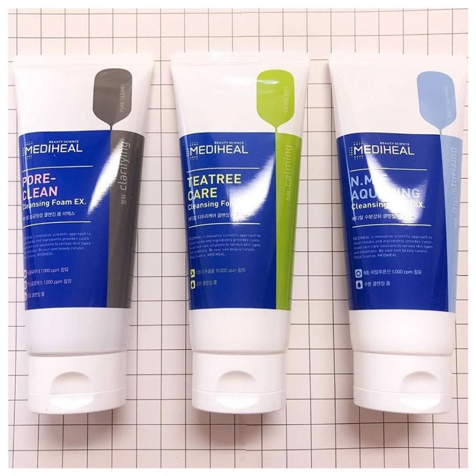 Sữa rửa mặt Mediheal NMF Tea tree Pore clean Collagen Cleansing Foam - 170ml. | BigBuy360 - bigbuy360.vn