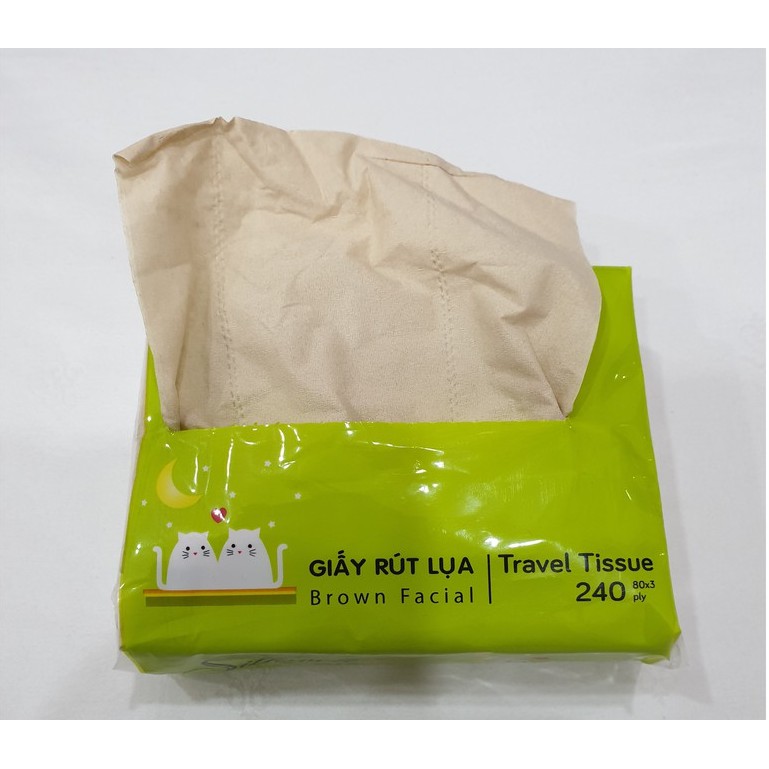 30 gói Giấy ăn giấy rút gấu trúc Silkwell 300 tờ