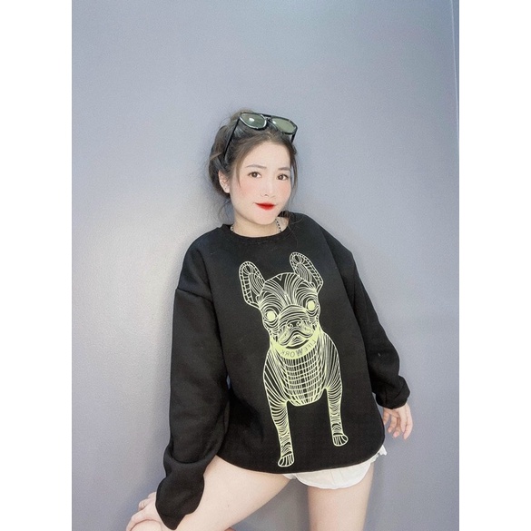 Áo Nỉ Hình Cún Siêu Đẹp Áo Nỉ Thụng Hot | BigBuy360 - bigbuy360.vn