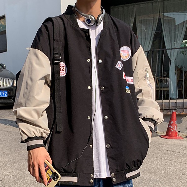 Áo khoác bomber phong cách Hàn Quốc thời trang cho nam