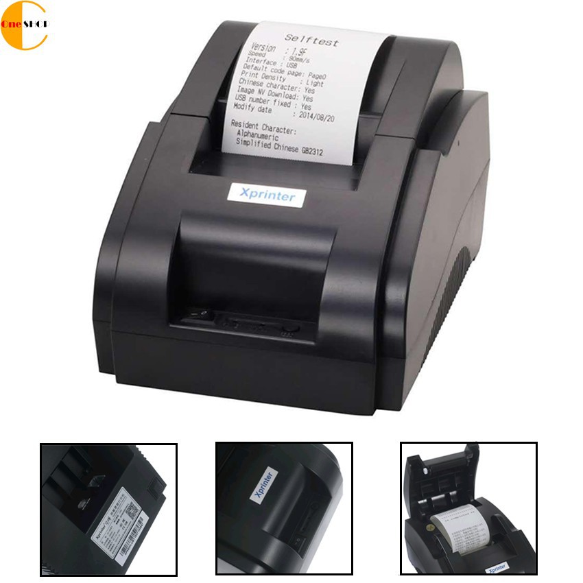 [Mã 253ELSALE hoàn 7% đơn 300K] Máy In Hóa Đơn Khổ K58 Xprinter 58IIH (USB chỉ in từ máy tính) BẢO HÀNH 12 THÁNG