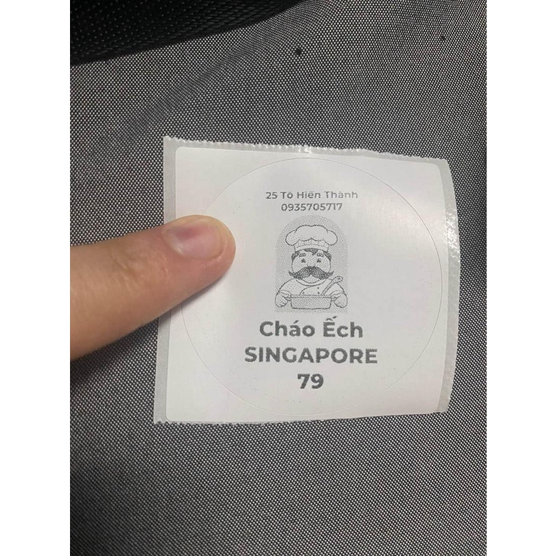 Giấy in tem tròn 50x50 mm dành cho máy in PeriPage, goojprt A8..