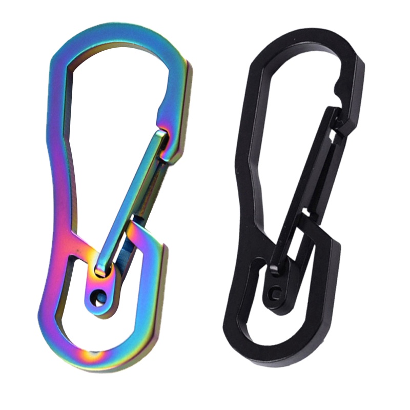 Móc Khóa Mini Bằng Titan Mạ Titan Tiện Dụng Mang Theo Du Lịch Cắm Trại