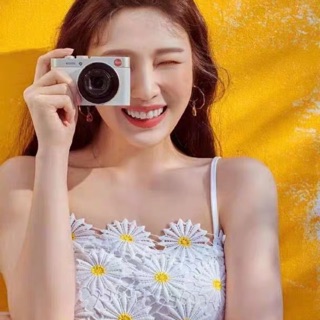 Kumivn SẴN Áo croptop Jennie hoa cúc lót 2 lớp cài cúc sau thời trang - ảnh thật cuối