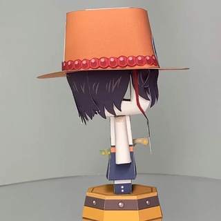 Mô hình giấy anime [One Piece] chibi Portgas D. Ace