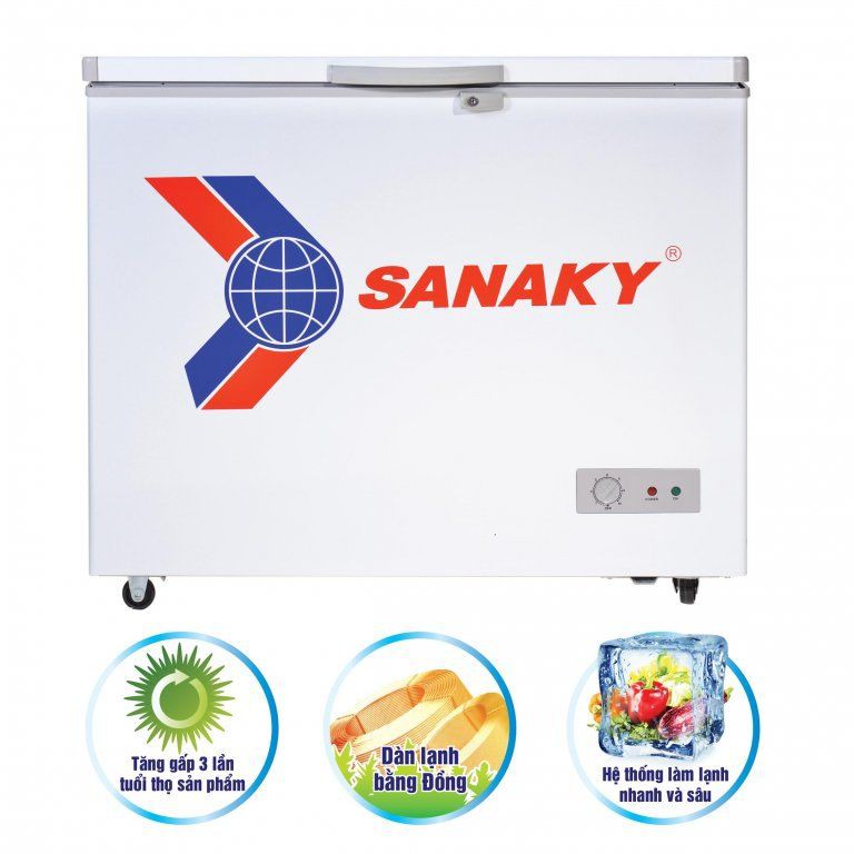 Tủ đông Sanaky VH-2899A1 dàn đồng 235 lít