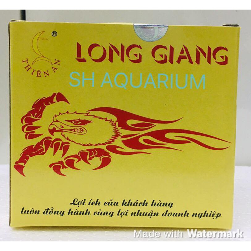 Men pha lê Long Giang làm trong nước tức thời cho bể cá cảnh, hấp thụ độc tố và mùi tanh