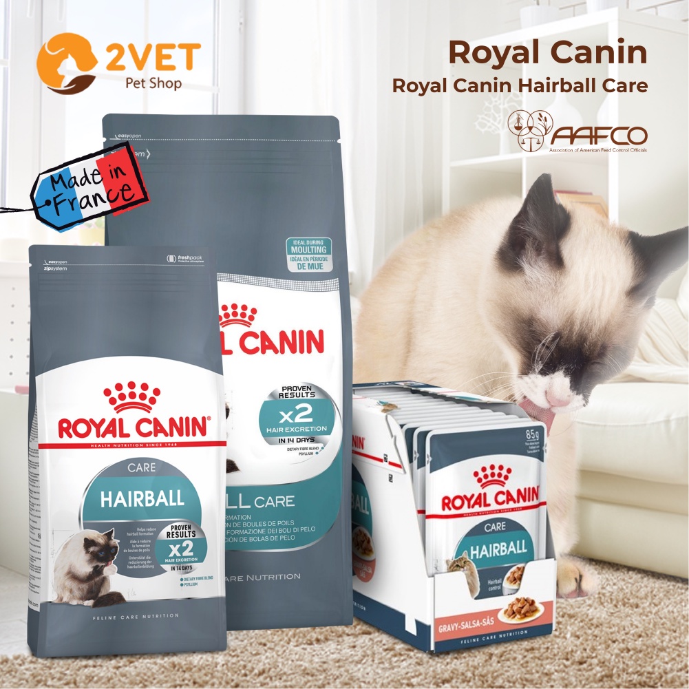 Royal Canin Hairball Care - Gói 400G - Đồ Ăn Dành Cho Mèo Kiểm Soát Búi Lông - Hỗ Trợ Mèo Mọi Lứa Tuổi