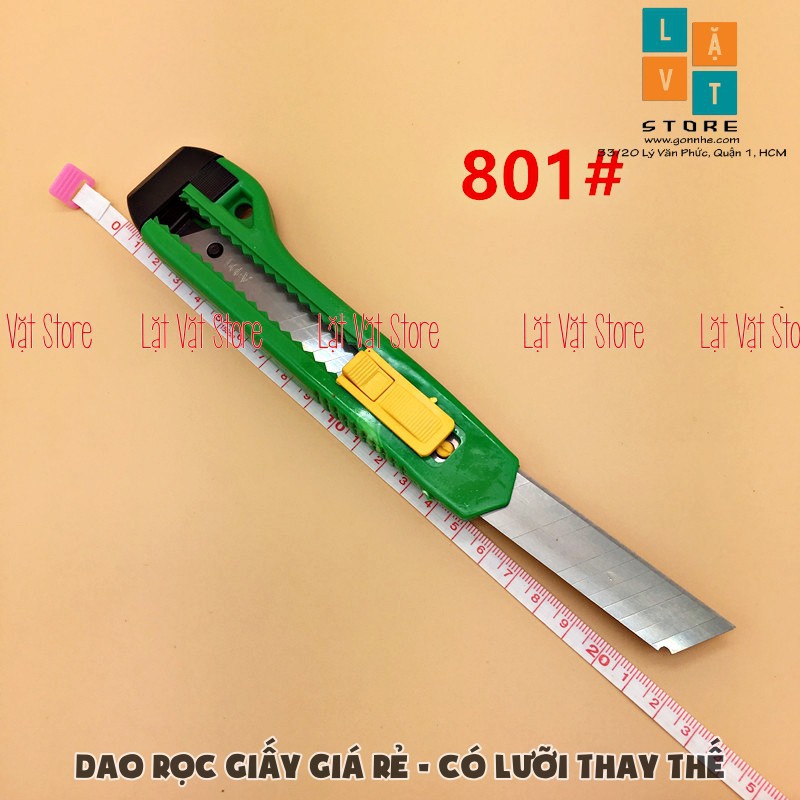 Dao Rọc Giấy Giá Rẻ - Có lưỡi thay thế - dao tiện ích