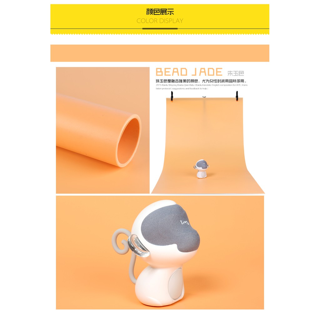 Phông nền nhựa PVC trơn treo giá khung chụp ảnh sản phẩm ulzzang hàn quốc instagram giấy PVC nhiệt 3 in 1 2K08