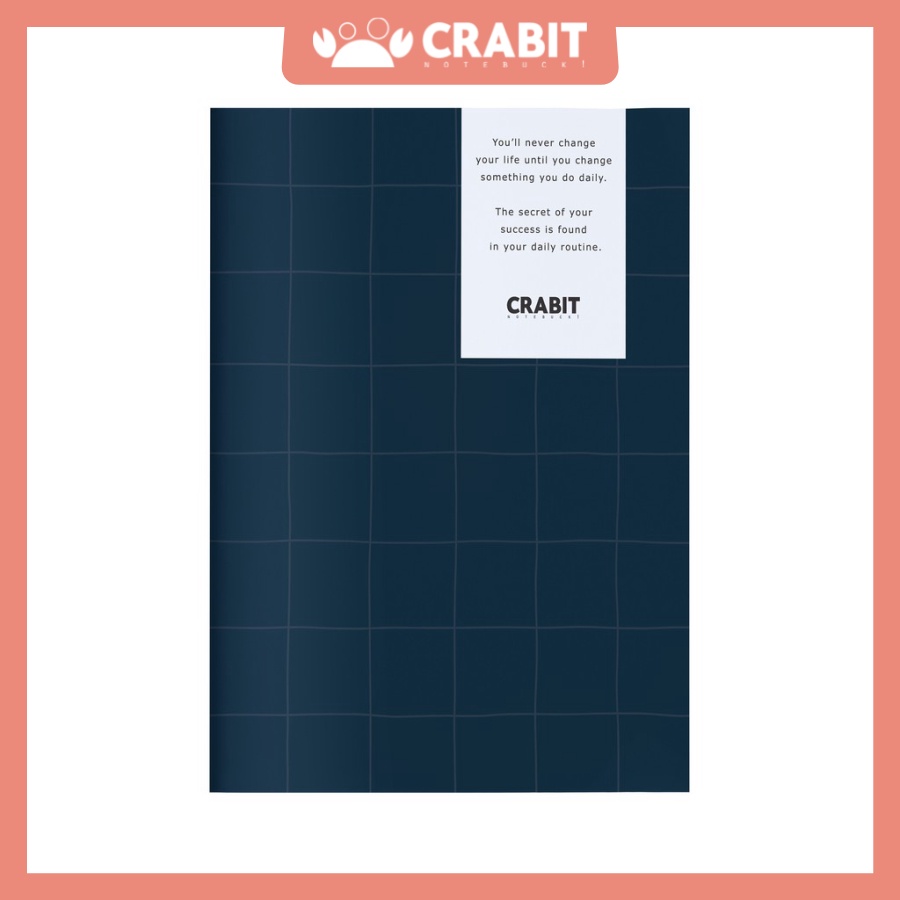 Vở kẻ ngang Crabit Navy Vuông 120 trang