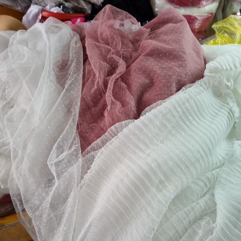 lưới thêu &amp; lưới tutu