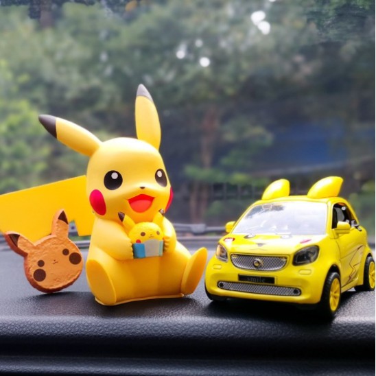 Mô Hình Nhân Vật Pikachu nhựa đặc PVC trang trí bàn làm việc, trưng bày hoặc làm đồ chơi