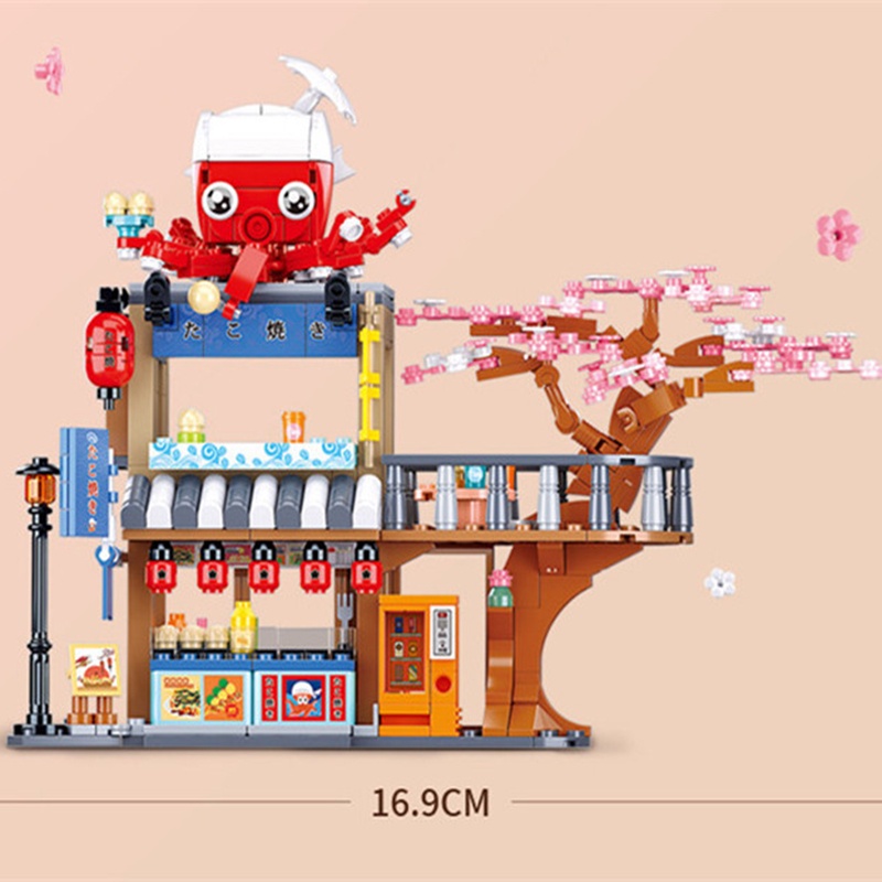 SLUBAN Bộ Đồ Chơi Lắp Ráp  Phong Cách Đường Phố Dành Cho Bé