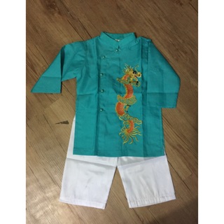 BỘ ÁO DÀI BÉ TRAI ĐÓN TẾT