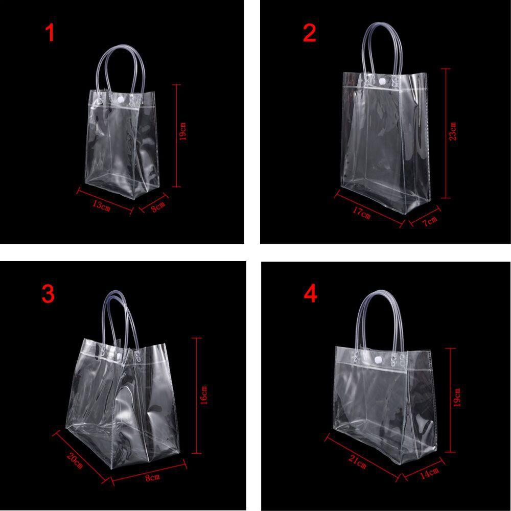 Túi xách trong suốt đựng đồ đạc tiện dụng