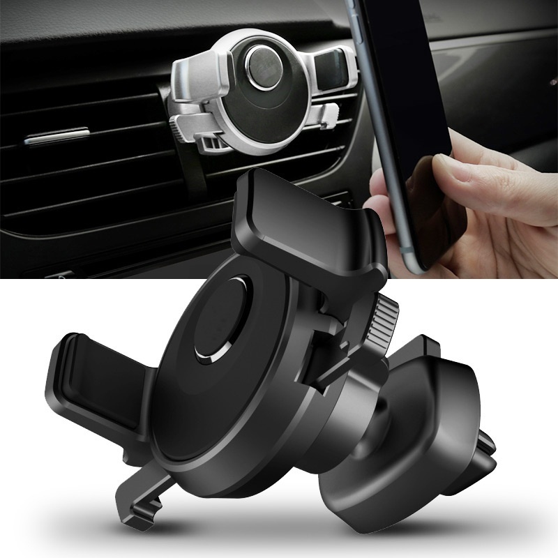 Khe thông gió trên ô tô Giá đỡ điện thoại ô tô đa năng xoay 360 độ cho chiều rộng 57-84mm Thiết bị