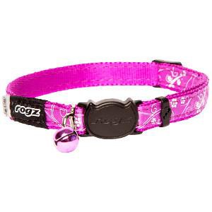 Vòng cổ cho chó mèo  ROGZ  SILKYCAT COLLAR -FILIGREE (PURPLE)