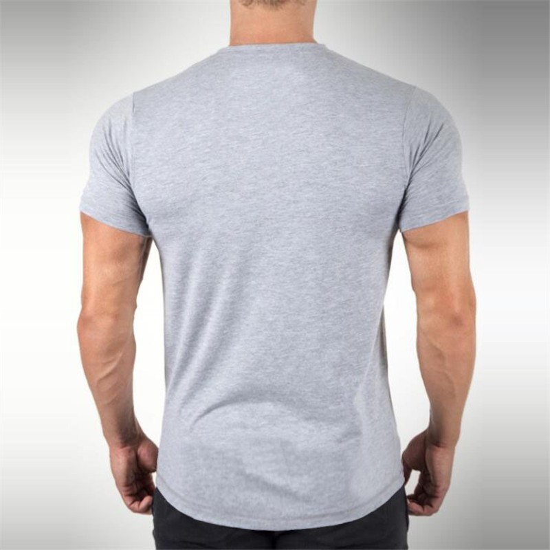 Áo thun ngắn tay in chữ phong cách năng động trẻ trung dành cho nam