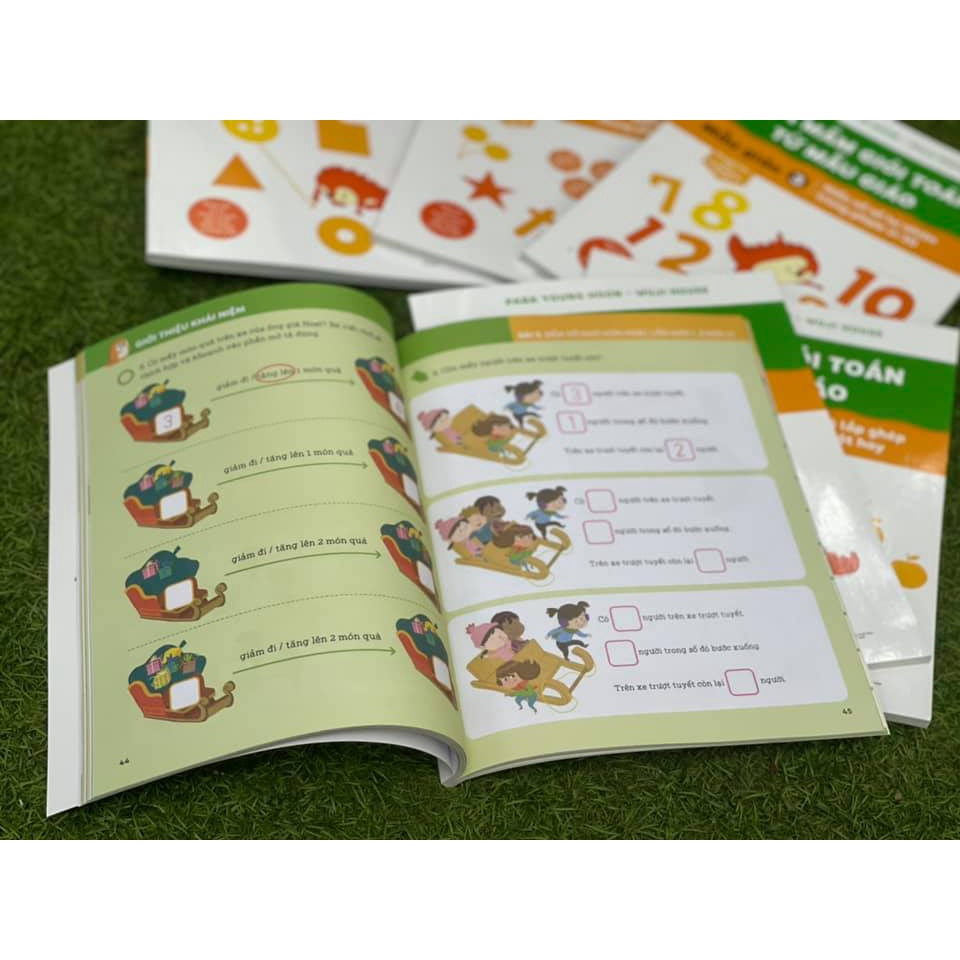 Sách Nhã Nam - Ươm Mầm Giỏi Toán Từ Mẫu Giáo (Bộ 6 tập) - Bình Book
