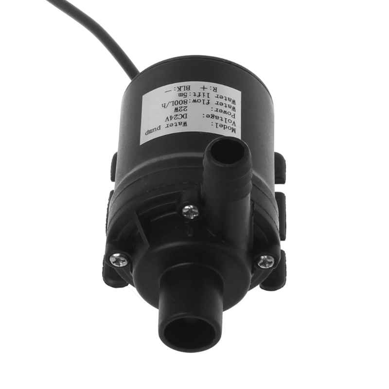 Máy bơm nước động cơ không chổi than năng lượng mặt trời 800L/H 5m DC 24V chuyên dụng