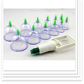Bộ Giác Hơi Không Dùng Lửa 12 Cốc Không Dùng Lửa GH12