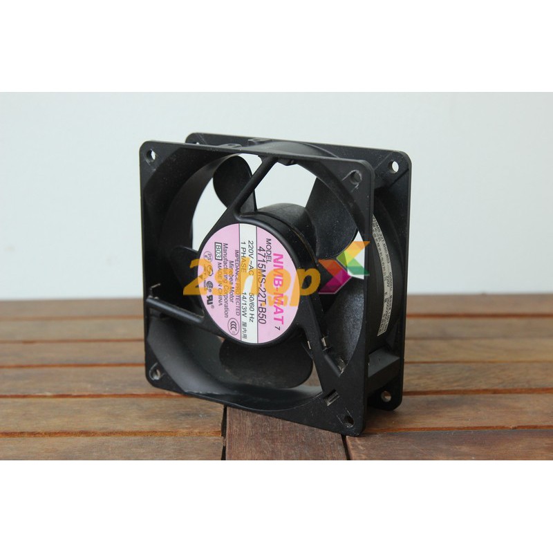 Quạt hút, quạt tản nhiệt máy tính AC NMB 4715MS-22T-B50, 220VAC, 119x119x38mm