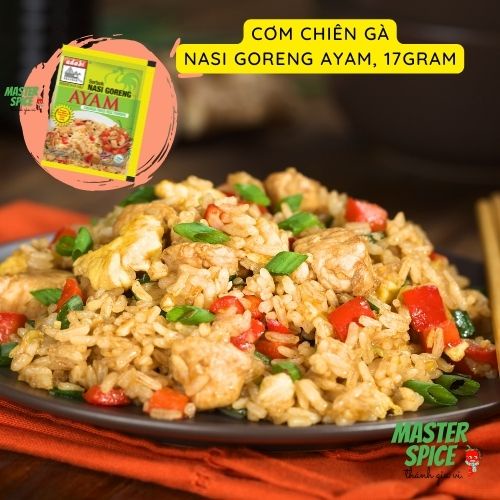 Gói gia vị Cơm chiên Gà khối lượng 17g