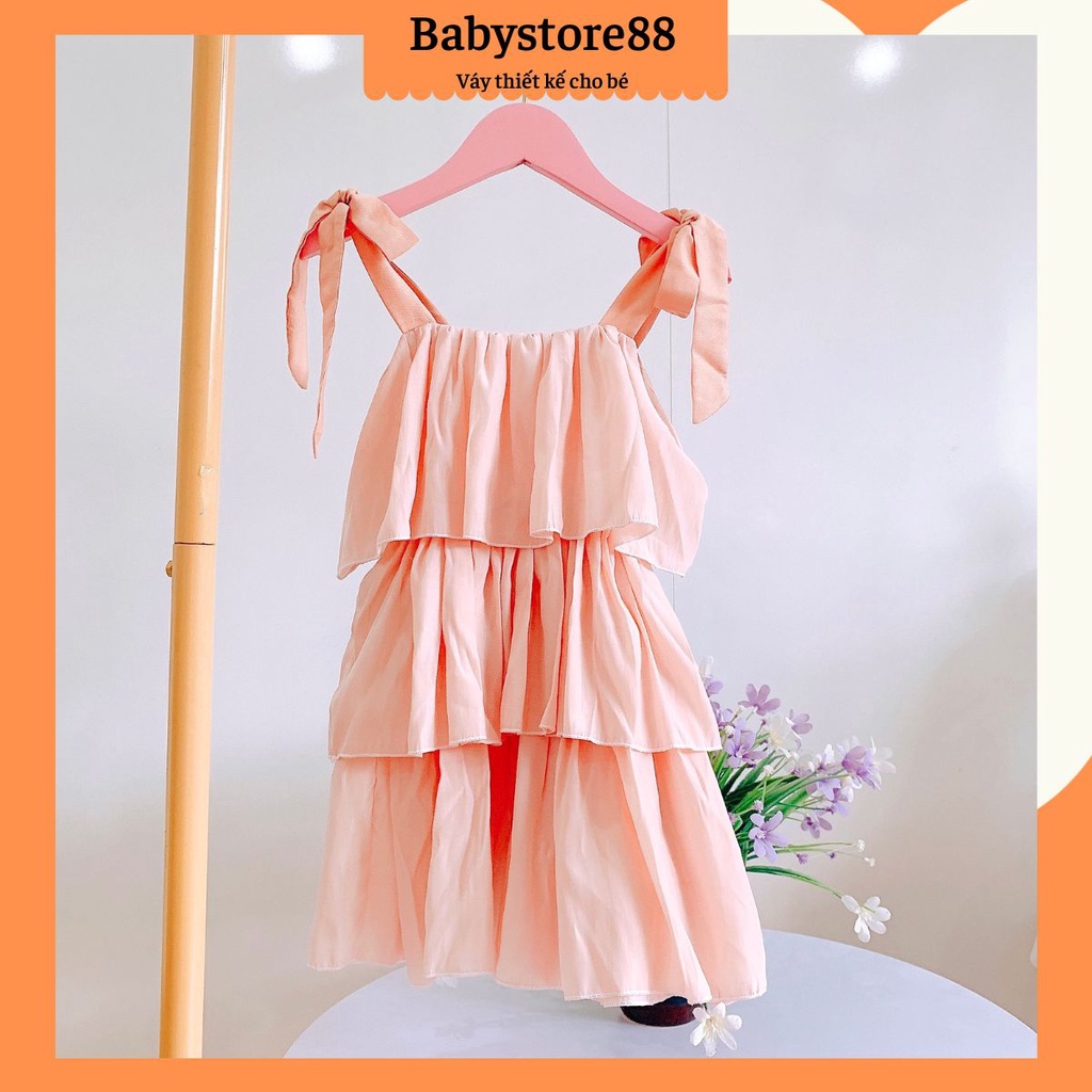 Váy bé gái mùa hè - BABYSTORE88- đầm thời trang trẻ em hàng thiết kế cao cấp 1 2 3 4 5 6 7 8 9 10 11 12 tuổi (v22)